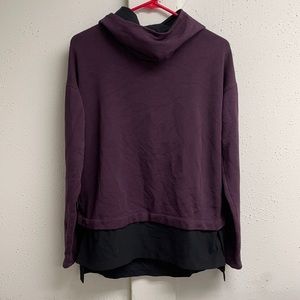 Calia Purple Cowlneck Sweatshirt